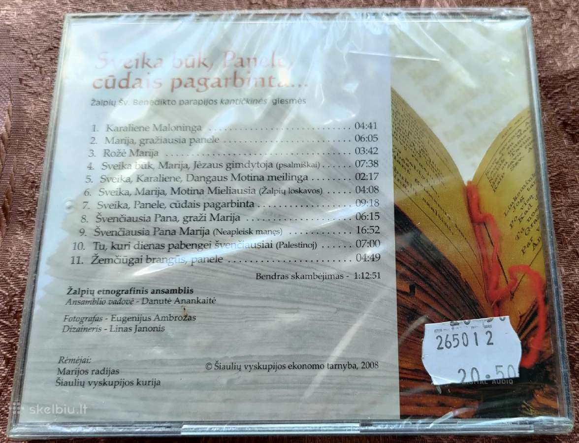 -Kantičkos giesmės Žalpių vienuolynas CD 26 - nuotraukos Nr. 4