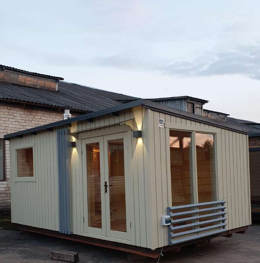 Gaminame įvairių dydžių karkasines pirtis, 4x2,4m - nuotraukos Nr. 4