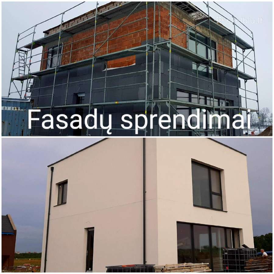 Fasadų šiltinimas, dekoras, klinkeris. Klaipėda - nuotraukos Nr. 8