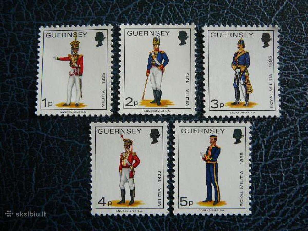 Uniformos karines Guernsey (UK) 1974 grs93
