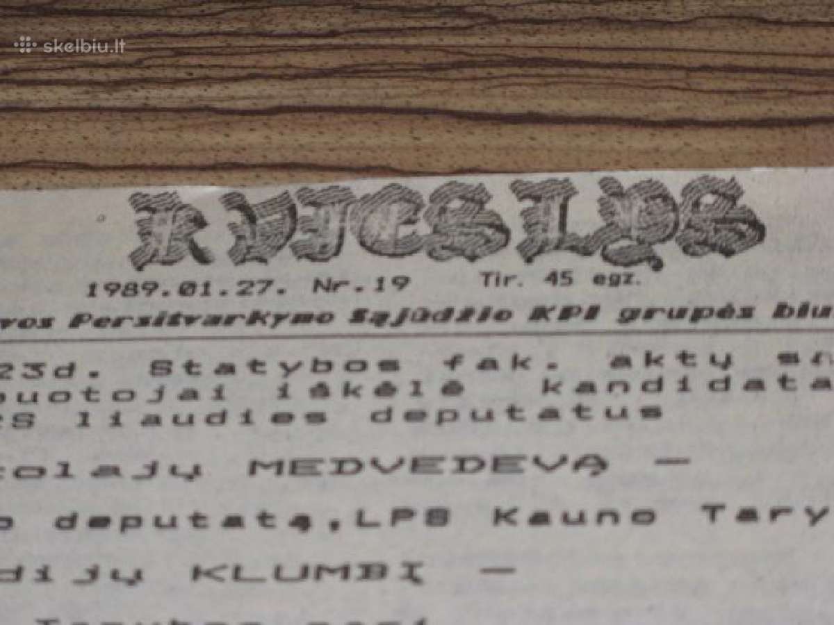 Kpi Biuletenis Kvieslys - nuotraukos Nr. 2