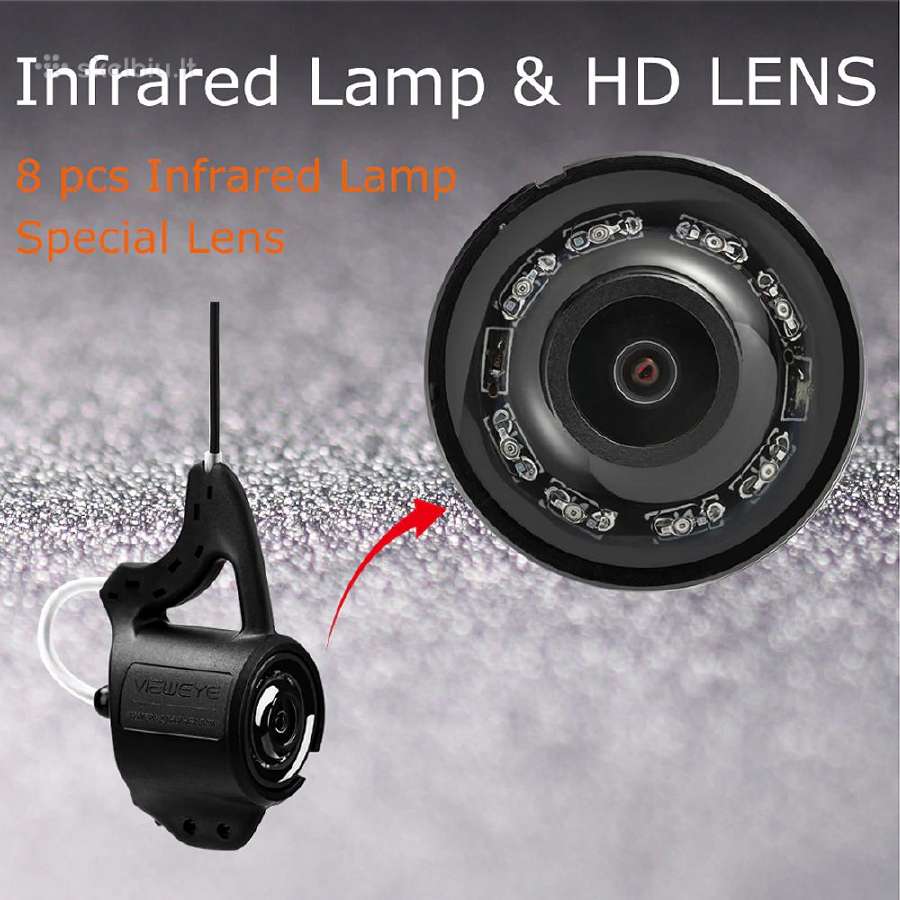 Povandenine kamera zvejybai, 4,3", 8 LED, 25 m - nuotraukos Nr. 6