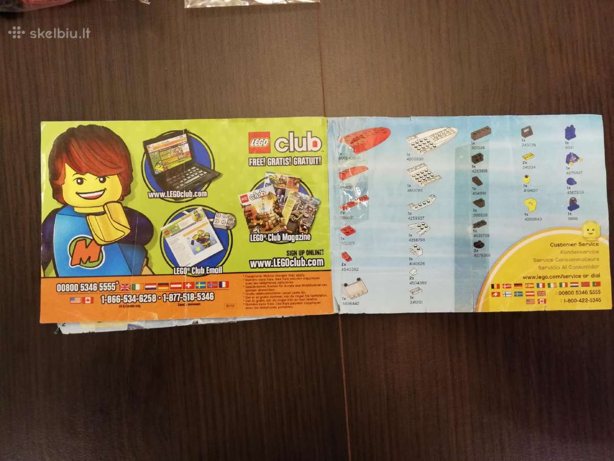 Parduodamas Lego City 4641 Speed Boat - nuotraukos Nr. 8