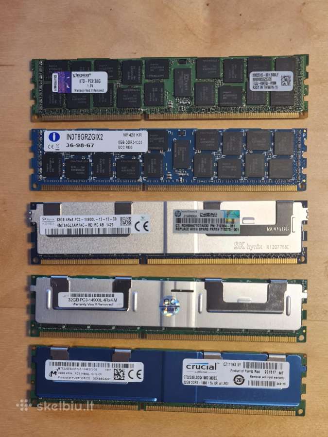 Ddr3 Ddr4 2gb 4gb 8gb 16gb 32gb 64gb 128gb 256gb - nuotraukos Nr. 5