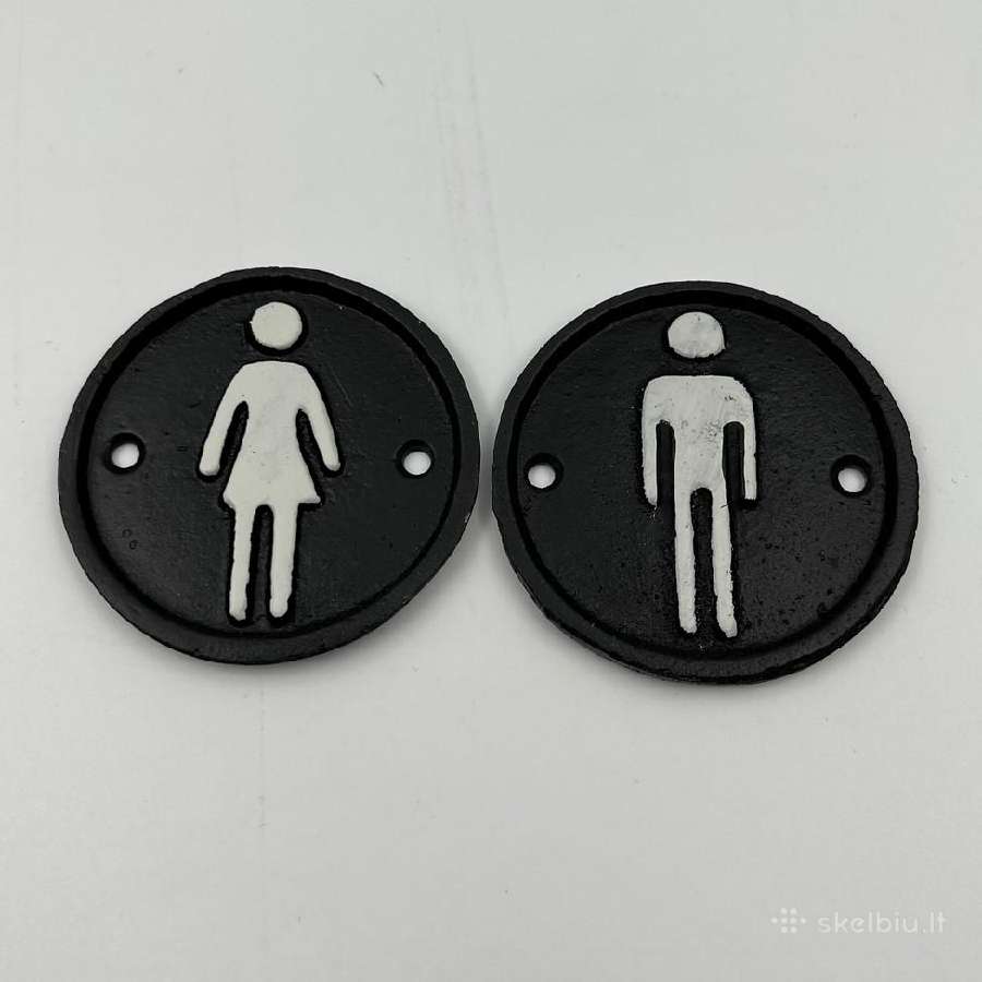 Wc (tualeto) ženkliukai - nuotraukos Nr. 2