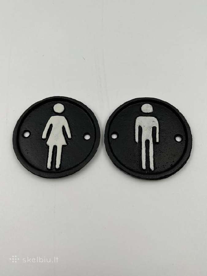 Wc (tualeto) ženkliukai - nuotraukos Nr. 3