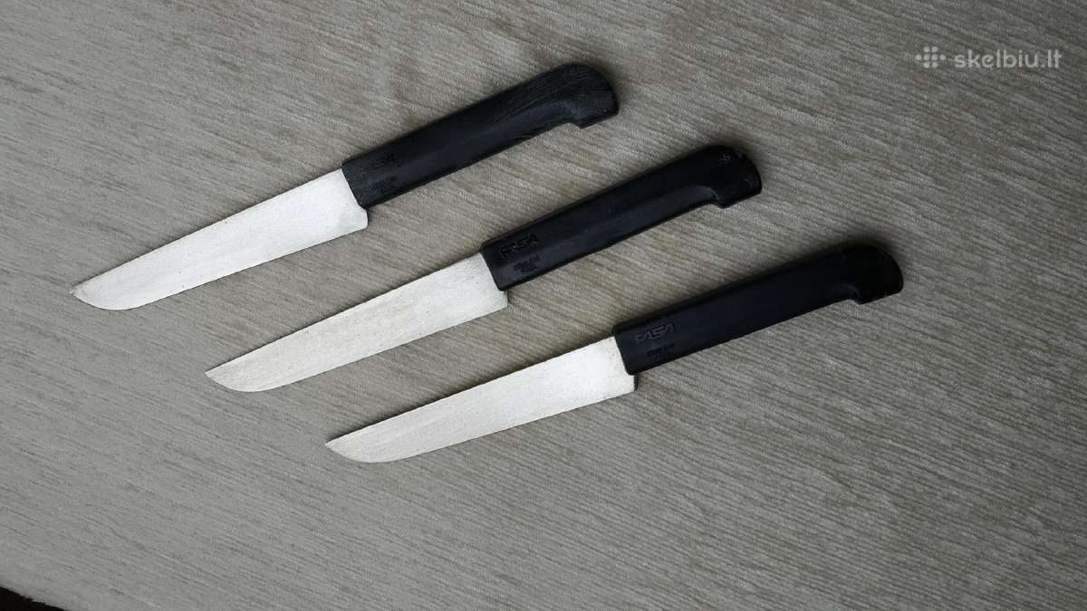 Nauji tarybiniai nerūdijančio plieno peiliai