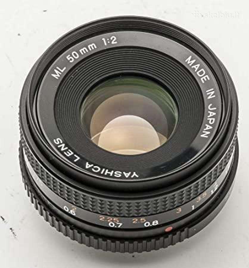 Yashica ir Konica objektyvai