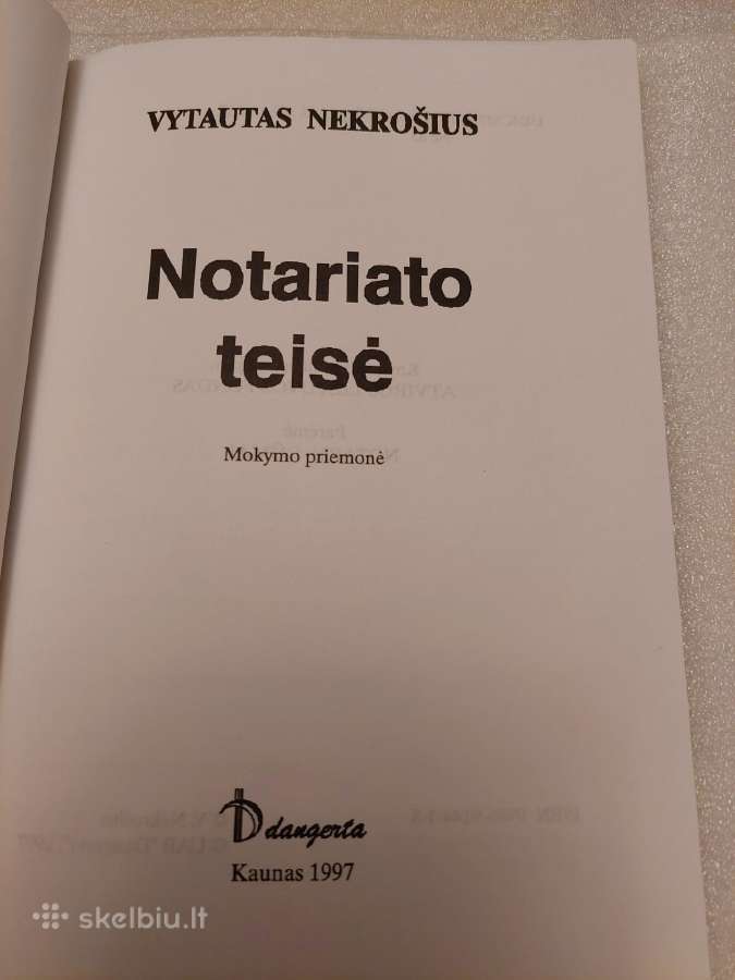 Notariato teisė - nuotraukos Nr. 2