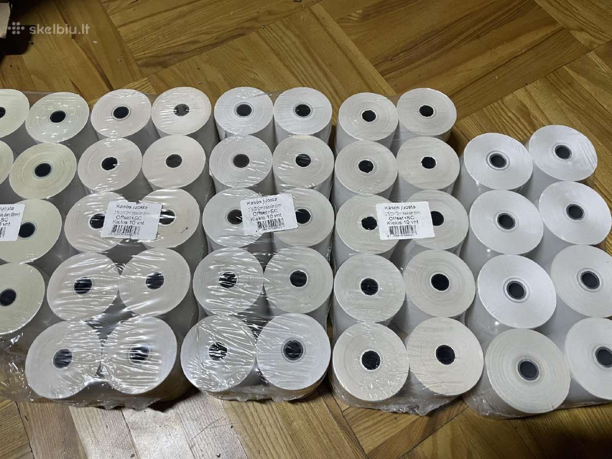 Parduodamos dvigubos kasos juostos