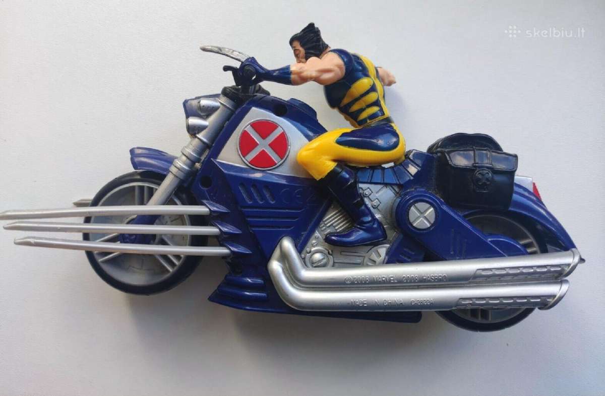 Senas žaislas Marvel X-men Wolverine Motorcycle - nuotraukos Nr. 2