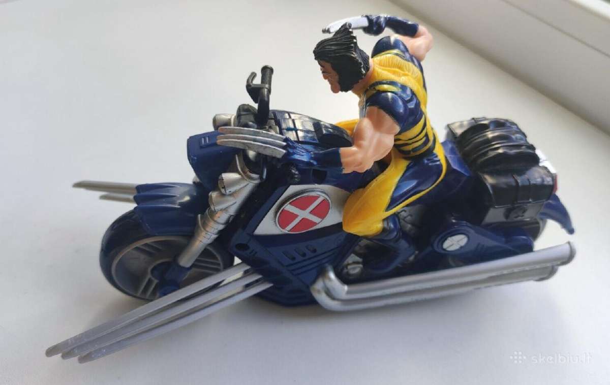 Senas žaislas Marvel X-men Wolverine Motorcycle - nuotraukos Nr. 3