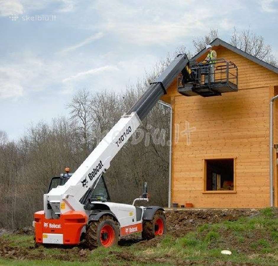 Teleskopinio krautuvo Nuoma Bobcat-manitou Kaunas - nuotraukos Nr. 3