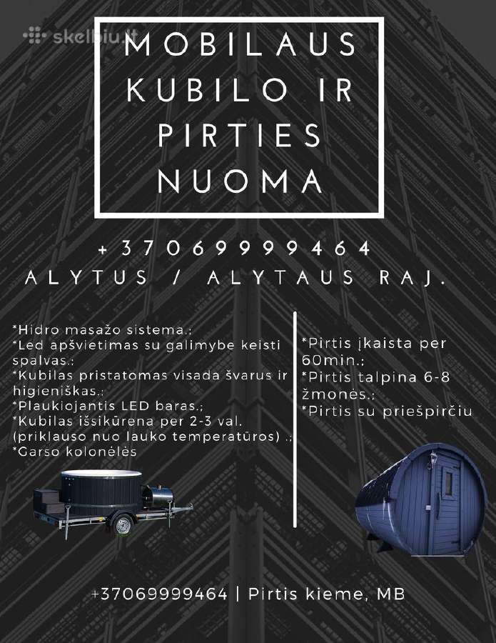 Mobili pirtis ! mobilus Kubilas ! Nuoma - nuotraukos Nr. 17