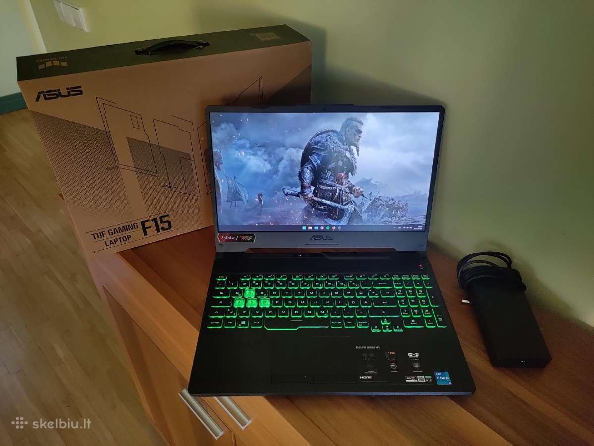 Asus Tuf Gaming F15 (Rtx 3060, i5, 16 GB, 500 SSD) - Skelbiu.lt
