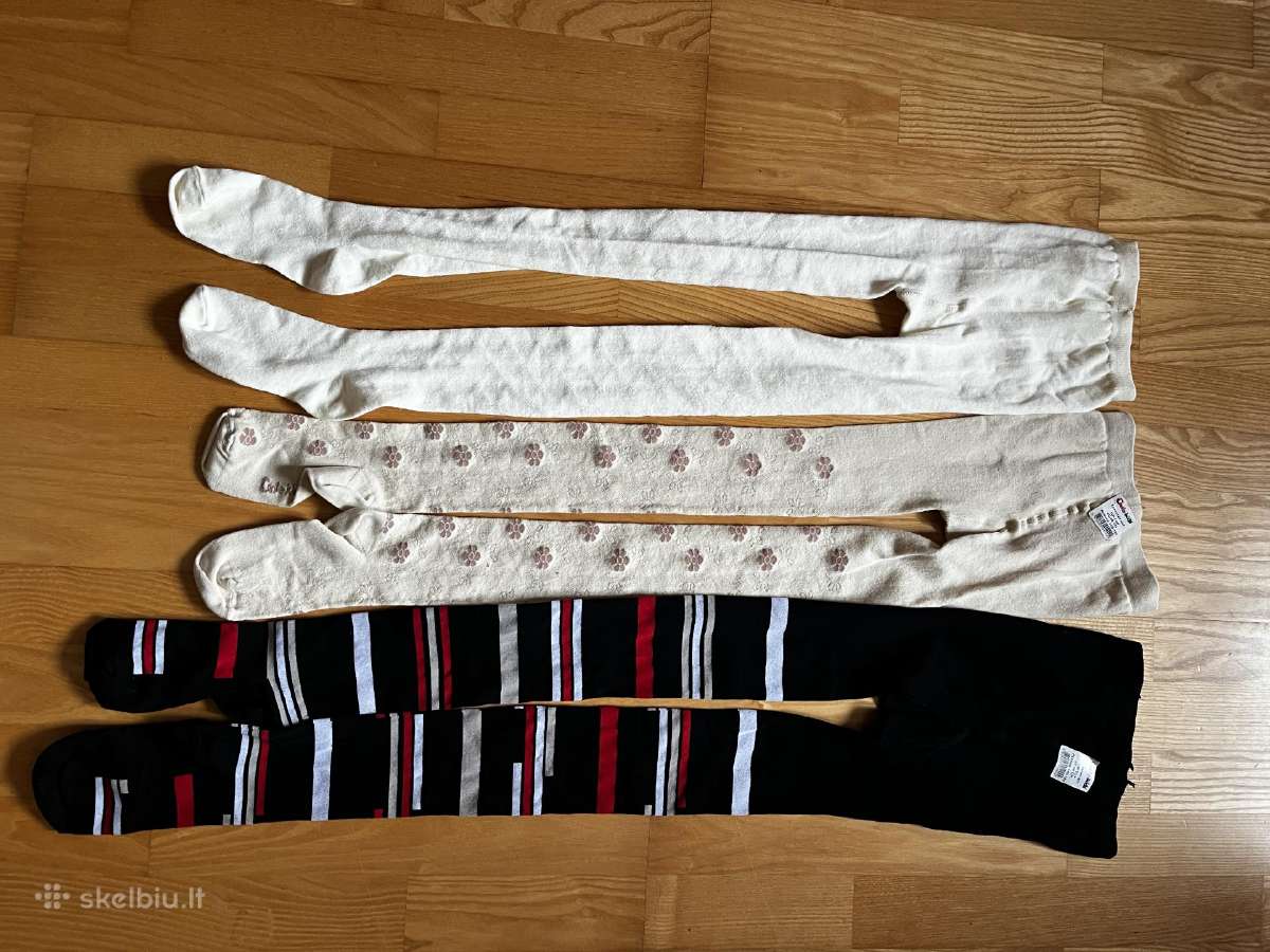 Nepanaudotos pėdkelnės 134-140cm, kojinės 29-34d.! - nuotraukos Nr. 5