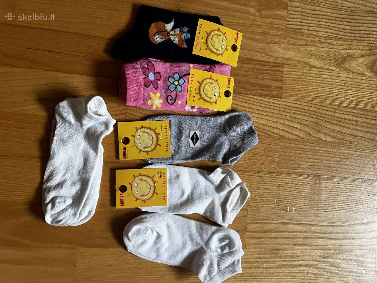 Nepanaudotos pėdkelnės 134-140cm, kojinės 29-34d.! - nuotraukos Nr. 4