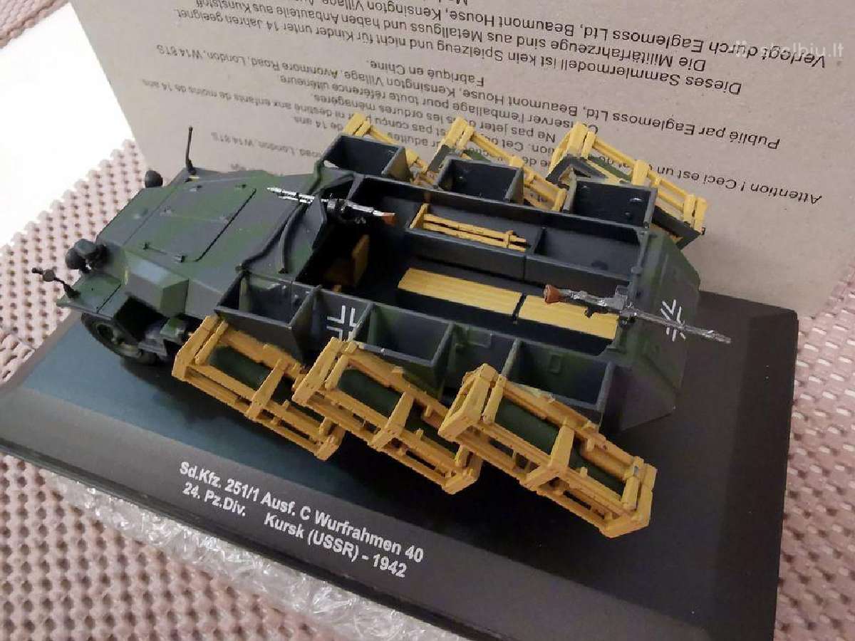 Parduodami 1:43, karinės technikos modeliai - nuotraukos Nr. 5