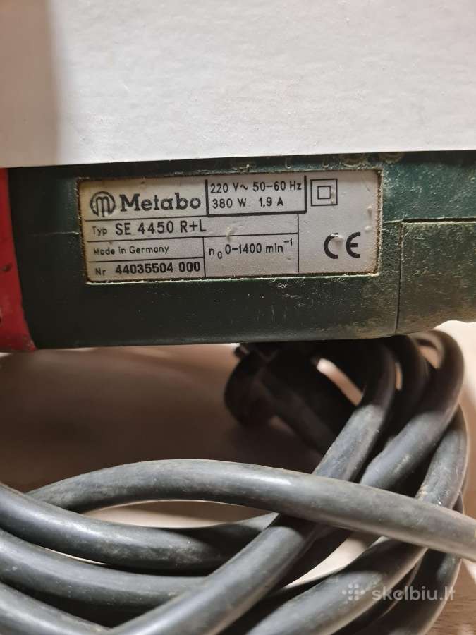 Metabo elektrinis suktuvas - nuotraukos Nr. 2