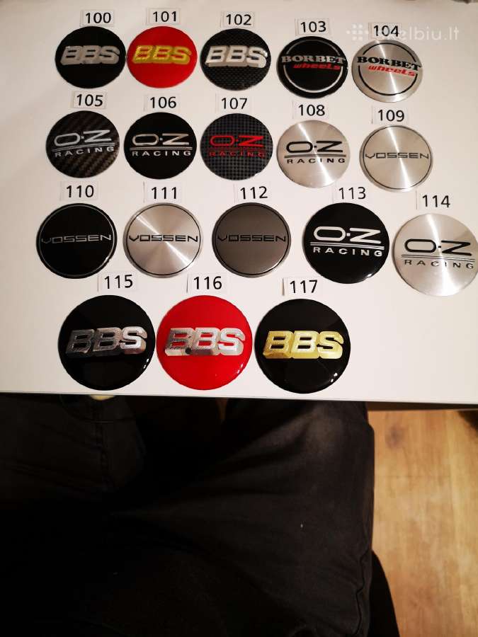 Bbs ,Vossen, Oz racing ,Borbet ratlankiu lipdukai - nuotraukos Nr. 11