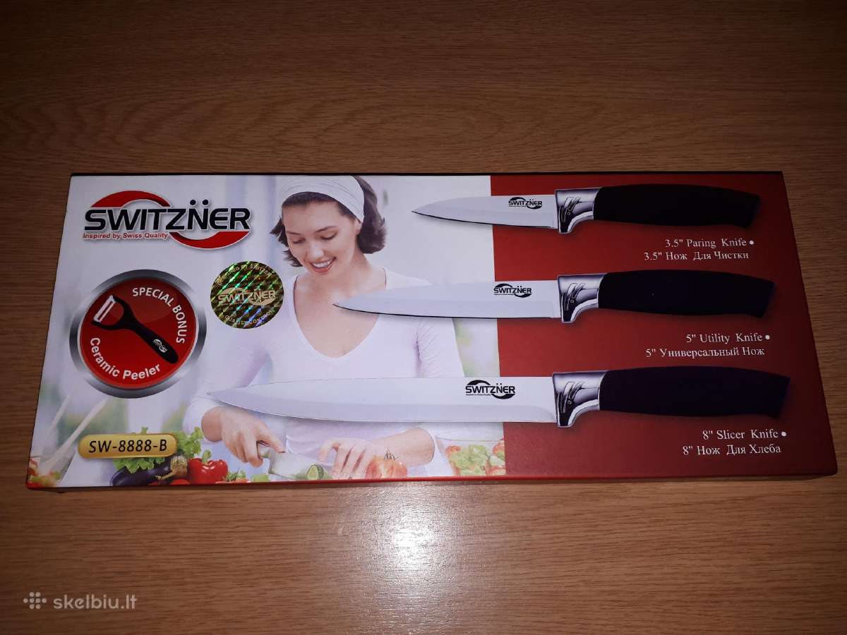 Naujas peiliu rinkinys Switzner