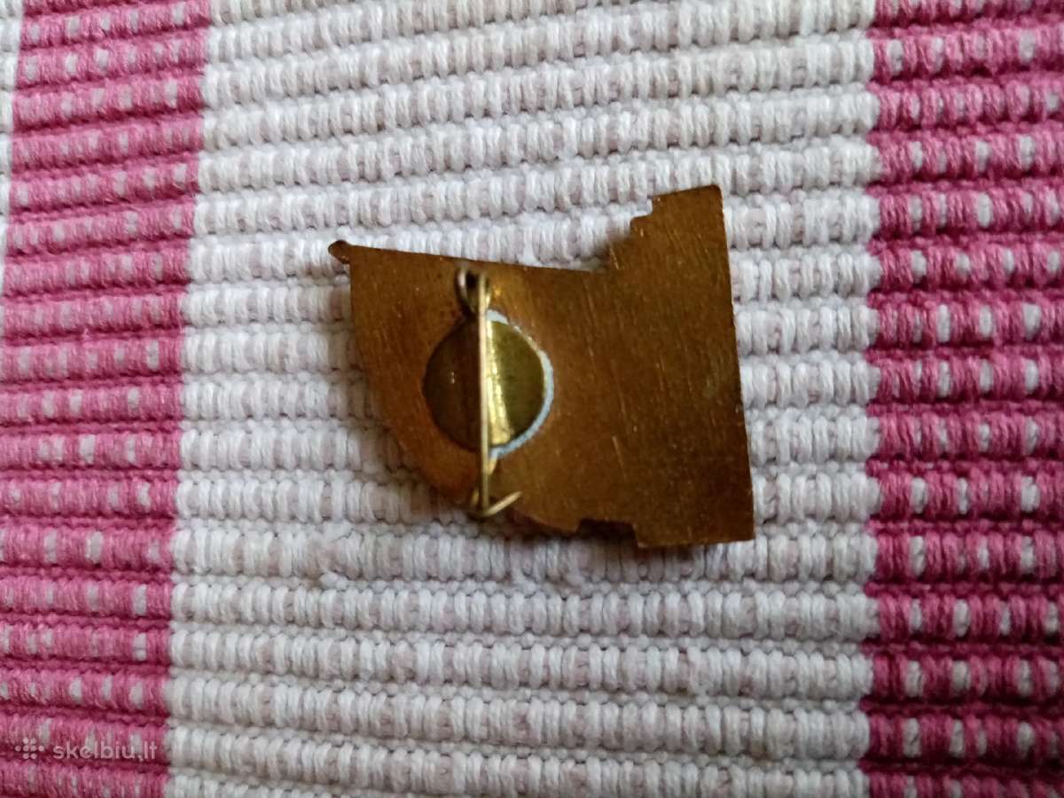 CcCCCP Zenkliukas. Sunkaus Metalo Su Emalemis. Zr. - nuotraukos Nr. 3