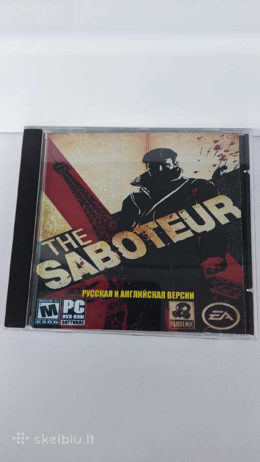 ,The Saboteur'' Pc Dvd-rom Žaidimas 17+