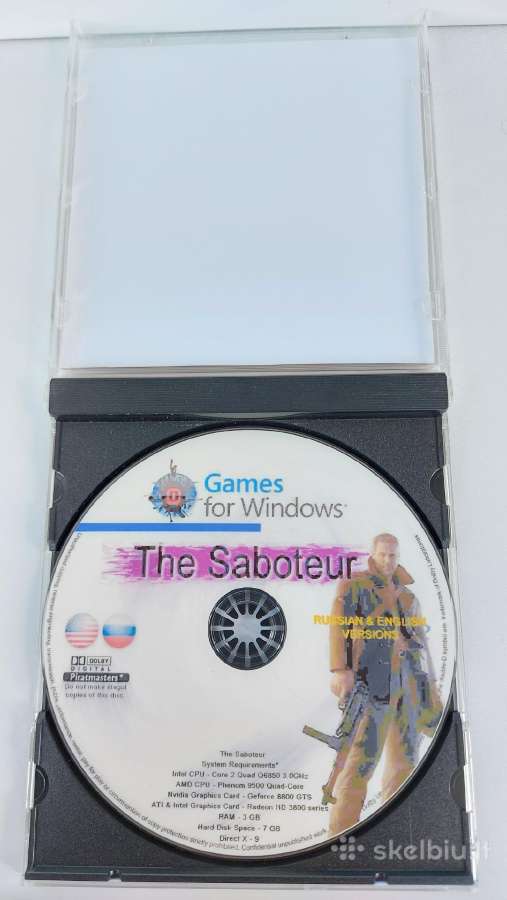 ,The Saboteur'' Pc Dvd-rom Žaidimas 17+ - nuotraukos Nr. 2