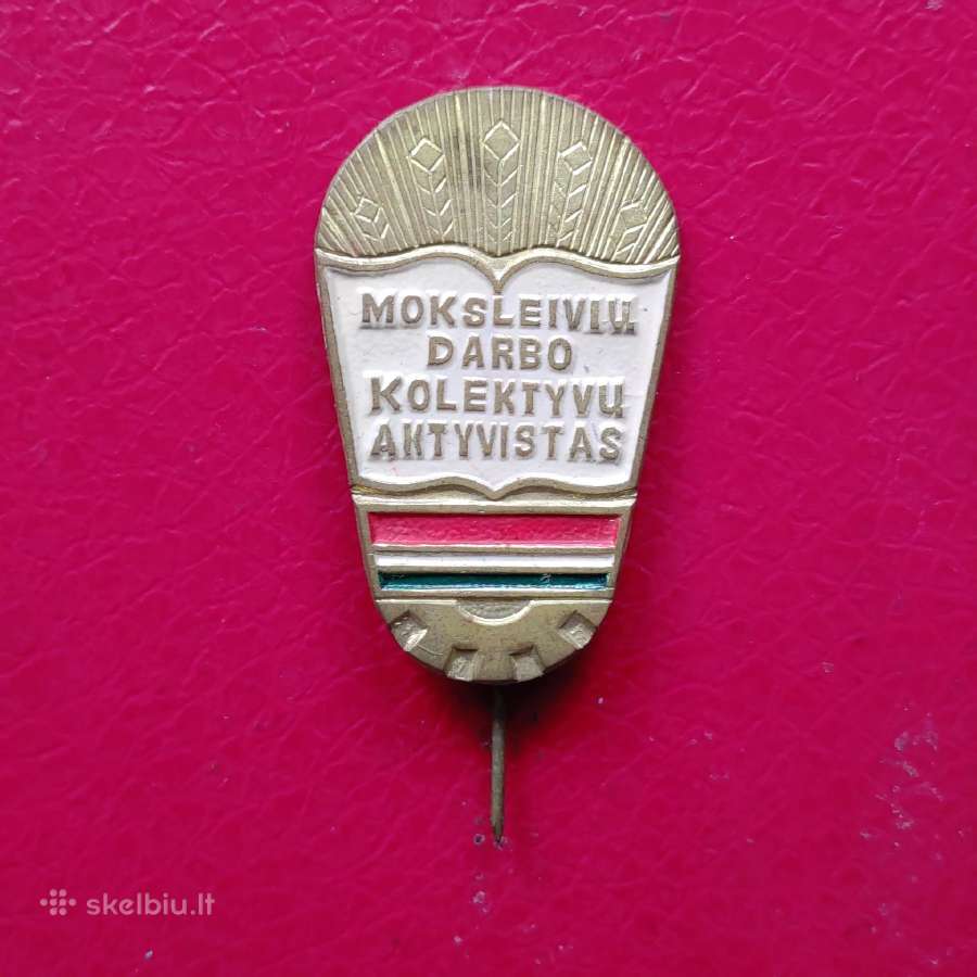 Moksleivių darbo kolektyvų aktyvistas.
