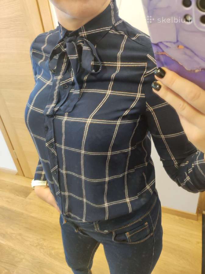 Orsay indigo spalvos marškiniai - nuotraukos Nr. 7