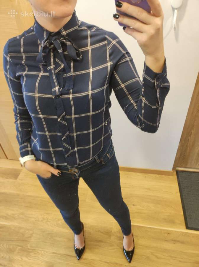Orsay indigo spalvos marškiniai - nuotraukos Nr. 8