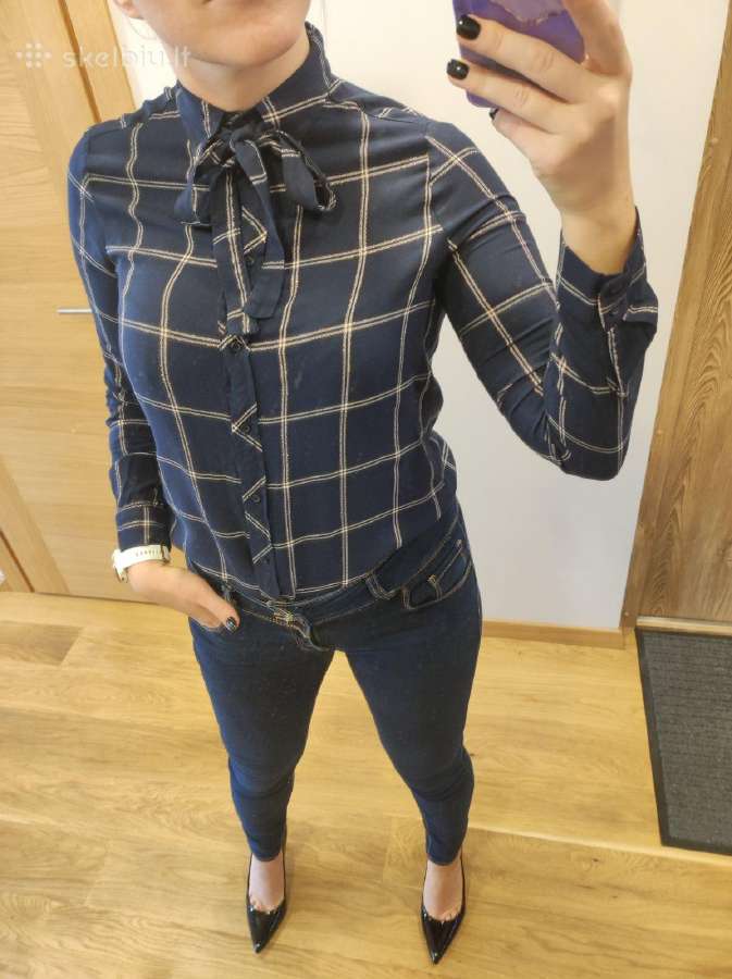 Orsay indigo spalvos marškiniai - nuotraukos Nr. 9
