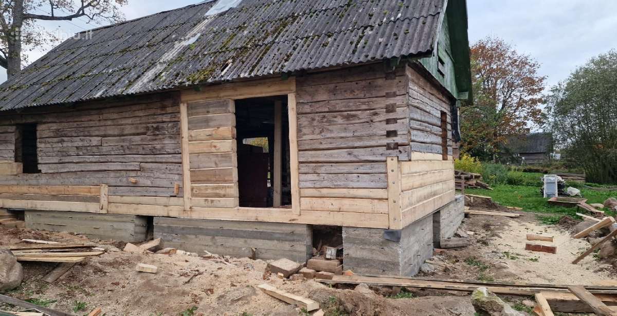 Senų rąstinių namų rekonstrukcija - nuotraukos Nr. 19