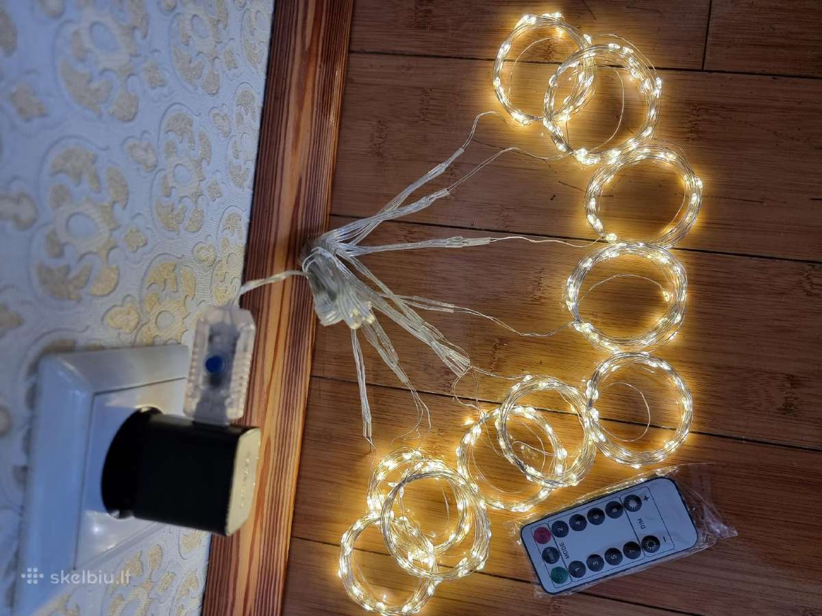 3x3m Kalėdinė LED girlianda užuolaida - nuotraukos Nr. 2