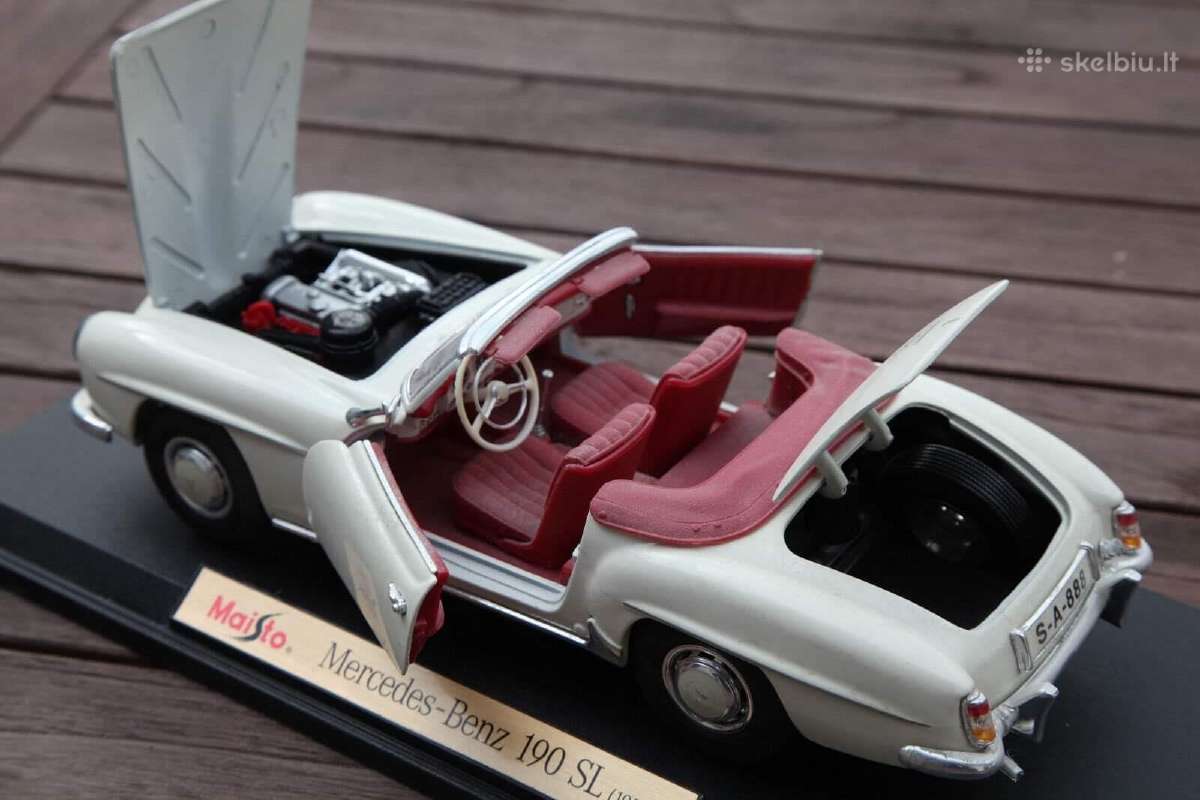 Mercedes 1:18 modeliai kolekciniai SL kolekcija - nuotraukos Nr. 6