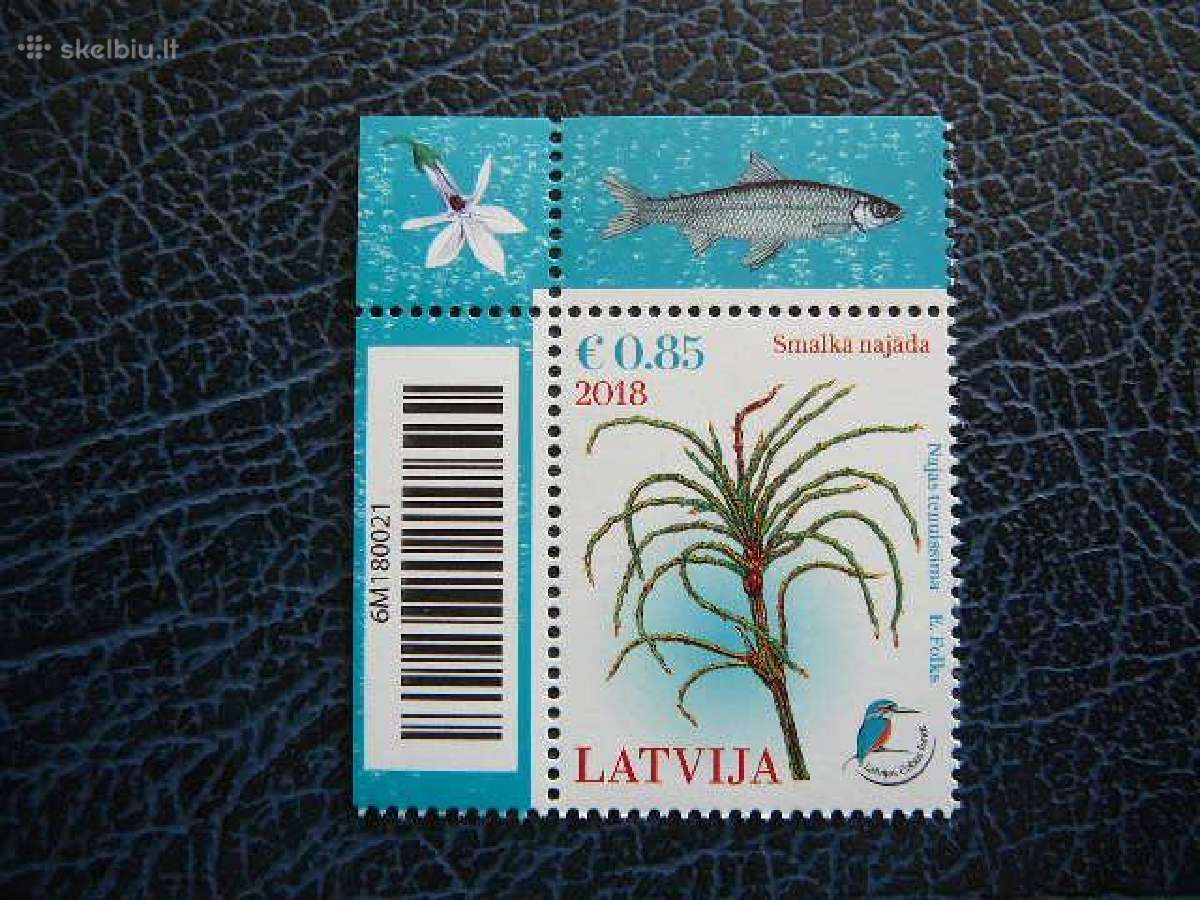 Vandens augalai Latvija 2018 Mnh llt1052n