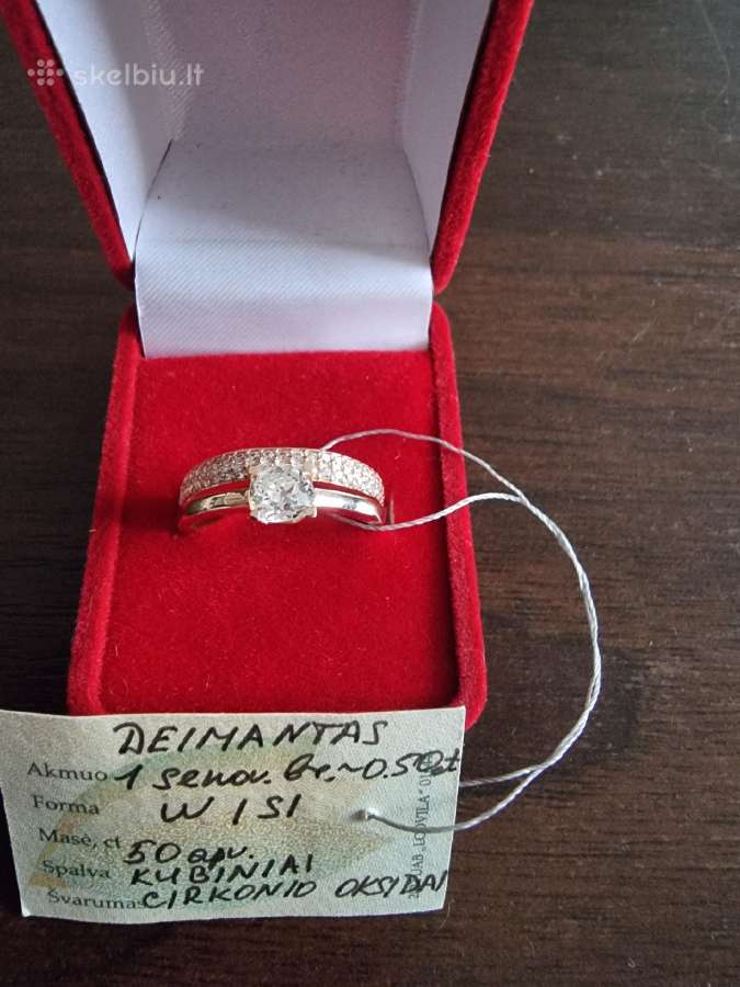 Parduodu zieda 585praba su deimantu