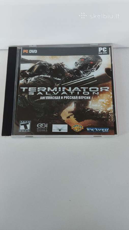 ,Terminator Salvation''pc Dvd-rom žaidimas.