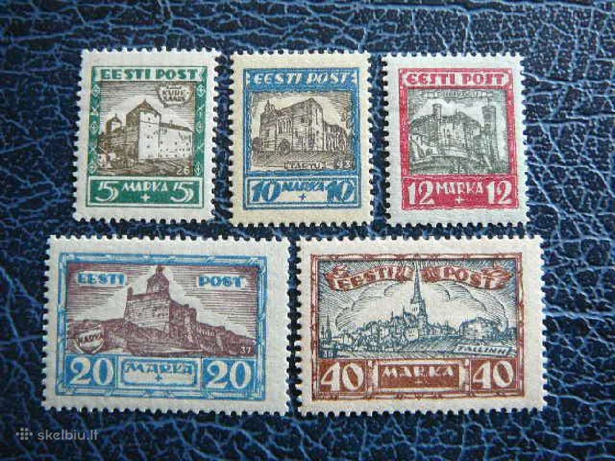 Estija Architektura 1927 Mnh es63/7s