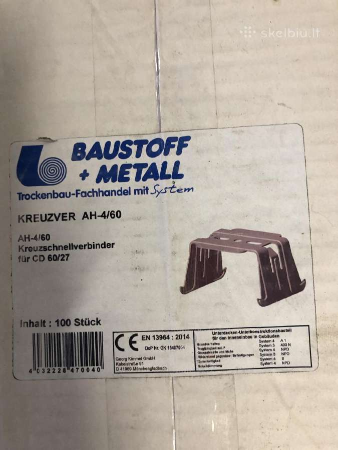 Gipso kartono sistemos kryzmines jungtis