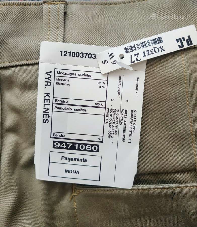 G-star Raw kelnės - nuotraukos Nr. 3