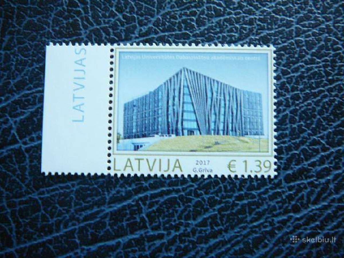 Architektura Latvija 2017 Mnh llt1023