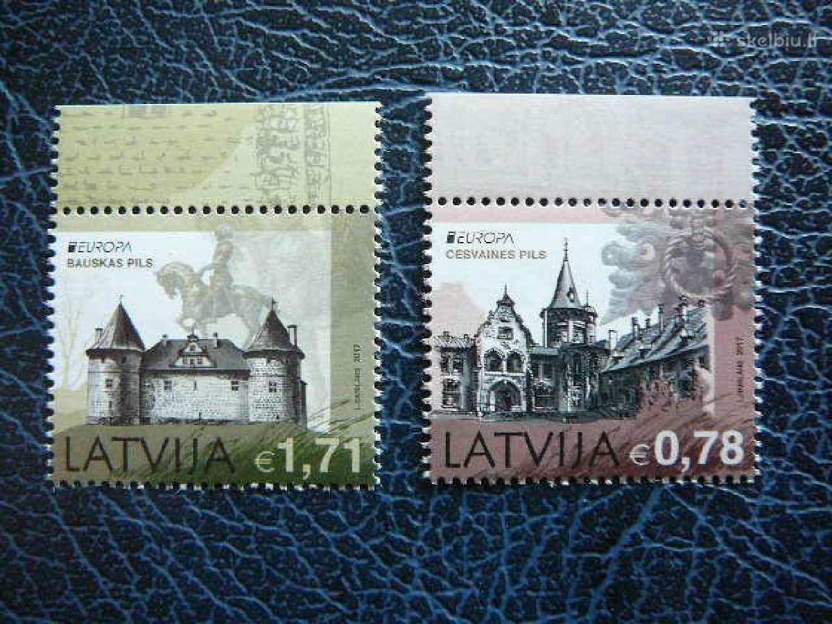 Europa Pilys Latvija 2017 Mnh llt1011/2