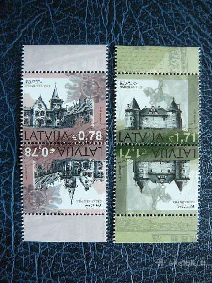 Europa Pilys Latvija 2017 Mnh llt1011/2tb