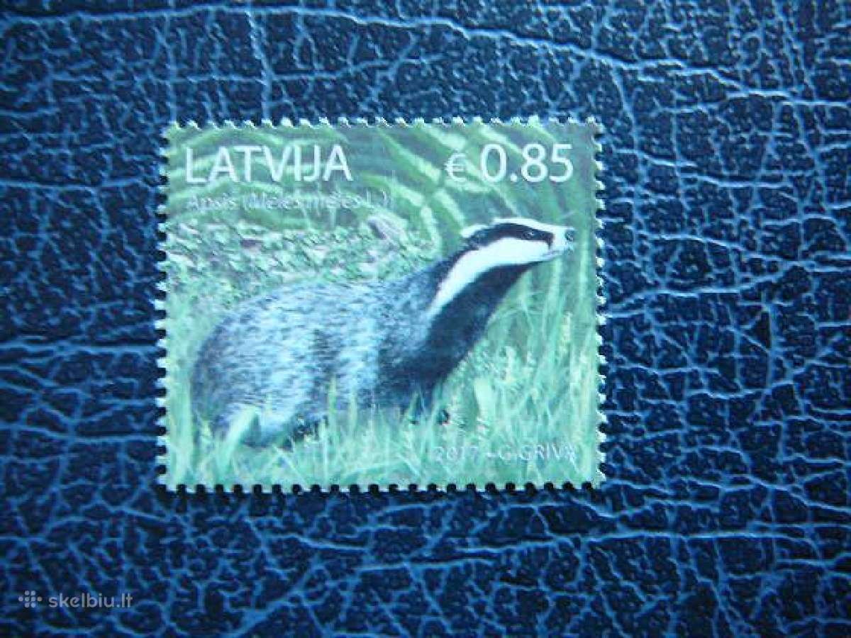 Barsukas Latvija 2017 Mnh llt1018
