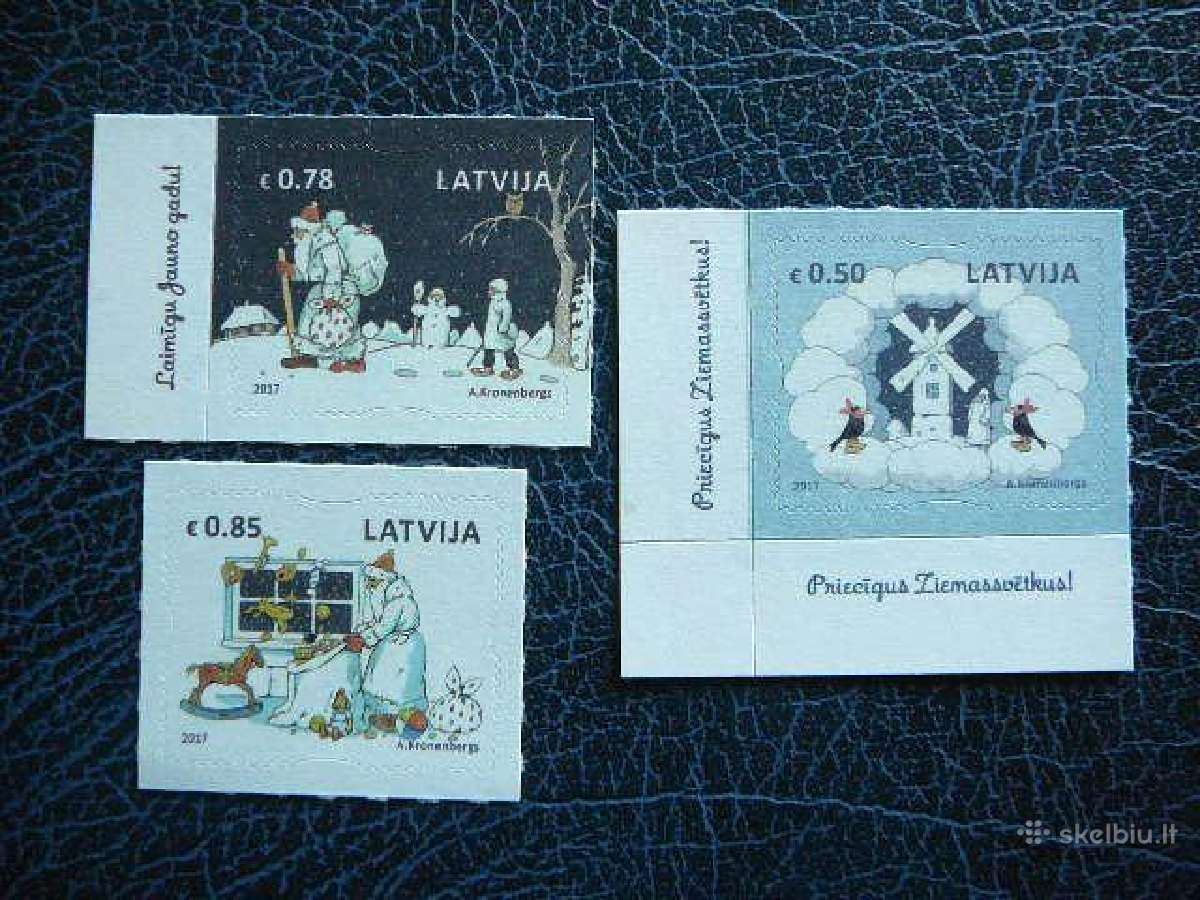 Sventos Kaledos Latvija 2017 Mnh llt1032/4