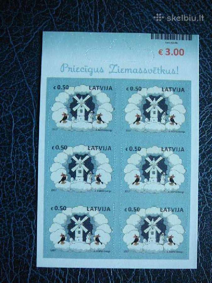 Sventos Kaledos Latvija 2017 Mnh llt1032