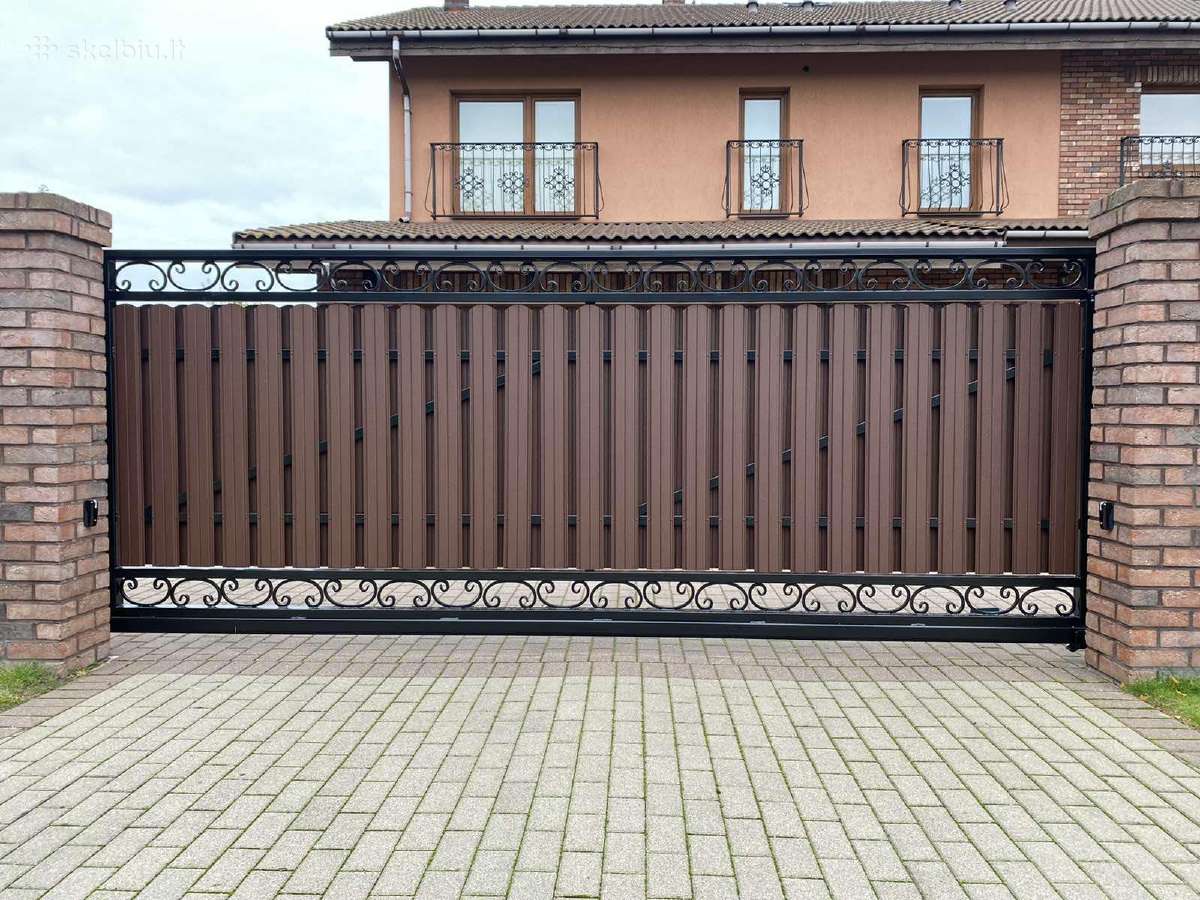 Kiemo stumdomų/varstomų vartų gamyba. Automatika - nuotraukos Nr. 12