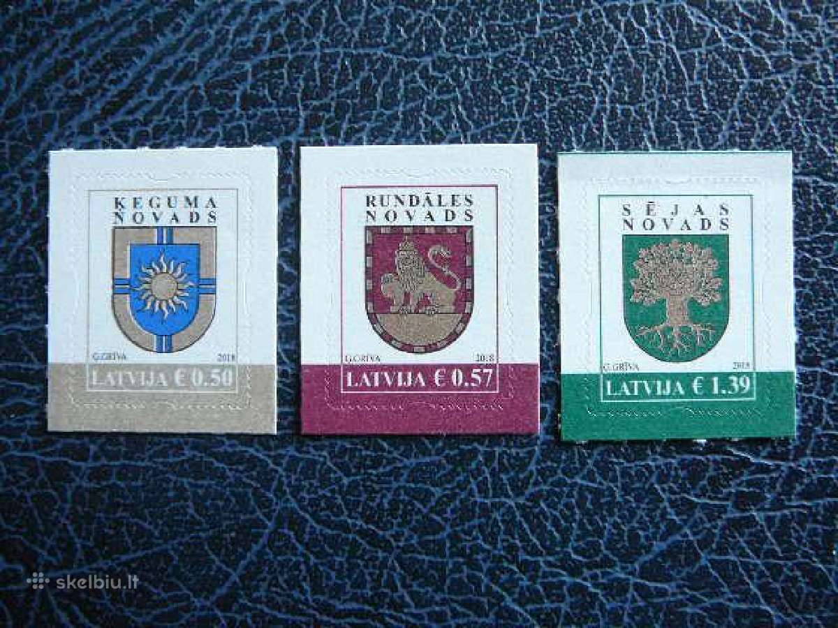 Herbai Latvija 2018 Mnh llt1035/7
