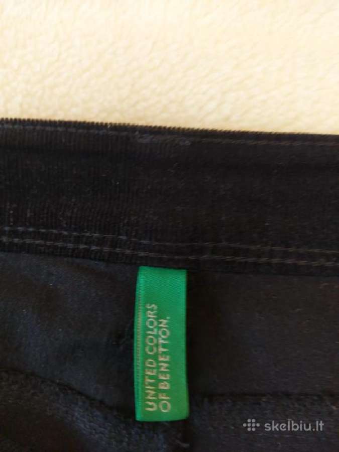 Minkštos juodos velvetinės kelnės 38 dydžio - nuotraukos Nr. 3